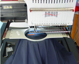 spools of embroidery thread