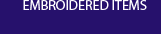 embroidered items