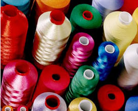 spools of embroidery thread